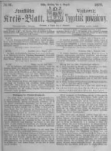 Fraust&auml;dter Kreisblatt. 1876.08.04 Nr31