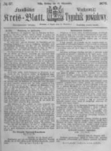 Fraust&auml;dter Kreisblatt. 1876.09.15 Nr37