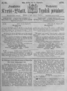 Fraust&auml;dter Kreisblatt. 1876.09.22 Nr38
