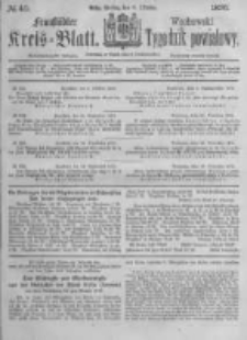 Fraust&auml;dter Kreisblatt. 1876.10.06 Nr40