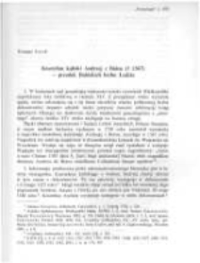 Kasztelan kaliski Andrzej z Bnina (zm. 1367) - przodek Bnińskich herbu Łodzia