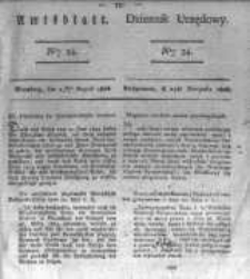 Amtsblatt der Königlichen Preussischen Regierung zu Bromberg. 1826.08.25 No.34