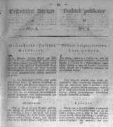 Oeffentlicher Anzeiger zum Amtsblatt No.3. der Königl. Preuss. Regierung zu Bromberg. 1826