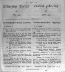 Oeffentlicher Anzeiger zum Amtsblatt No.10. der Königl. Preuss. Regierung zu Bromberg. 1826