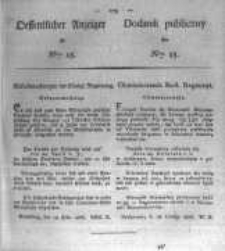Oeffentlicher Anzeiger zum Amtsblatt No.13. der Königl. Preuss. Regierung zu Bromberg. 1826