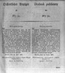 Oeffentlicher Anzeiger zum Amtsblatt No.31. der Königl. Preuss. Regierung zu Bromberg. 1826