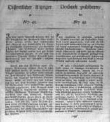Oeffentlicher Anzeiger zum Amtsblatt No.45. der Königl. Preuss. Regierung zu Bromberg. 1826