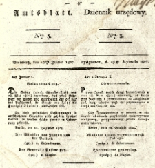 Amtsblatt der K&ouml;niglichen Preussischen Regierung zu Bromberg. 1827.01.19 No.3