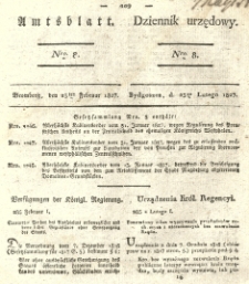 Amtsblatt der Königlichen Preussischen Regierung zu Bromberg. 1827.02.23 No.8