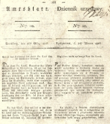 Amtsblatt der Königlichen Preussischen Regierung zu Bromberg. 1827.03.09 No.10