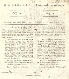 Amtsblatt der Königlichen Preussischen Regierung zu Bromberg. 1827.03.16 No.11