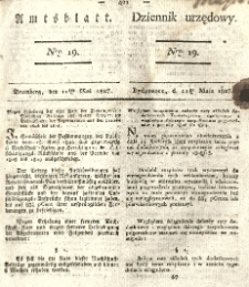 Amtsblatt der Königlichen Preussischen Regierung zu Bromberg. 1827.05.11 No.19