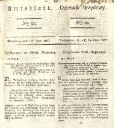 Amtsblatt der Königlichen Preussischen Regierung zu Bromberg. 1827.06.01 No.22