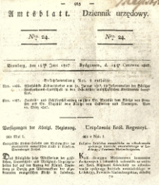 Amtsblatt der Königlichen Preussischen Regierung zu Bromberg. 1827.06.15 No.24