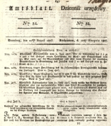 Amtsblatt der Königlichen Preussischen Regierung zu Bromberg. 1827.08.10 No.32