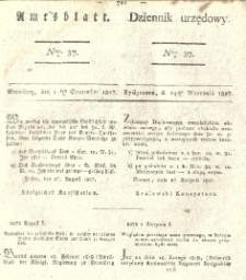 Amtsblatt der Königlichen Preussischen Regierung zu Bromberg. 1827.09.14 No.37