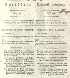 Amtsblatt der Königlichen Preussischen Regierung zu Bromberg. 1827.11.02 No.44