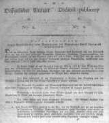 Oeffentlicher Anzeiger zum Amtsblatt No.2. der Königl. Preuss. Regierung zu Bromberg. 1827