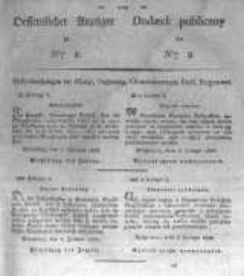 Oeffentlicher Anzeiger zum Amtsblatt No.8. der Königl. Preuss. Regierung zu Bromberg. 1827