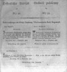 Oeffentlicher Anzeiger zum Amtsblatt No.37. der Königl. Preuss. Regierung zu Bromberg. 1827