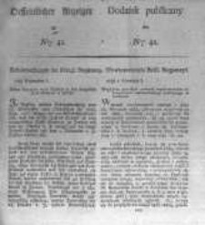 Oeffentlicher Anzeiger zum Amtsblatt No.42. der Königl. Preuss. Regierung zu Bromberg. 1827