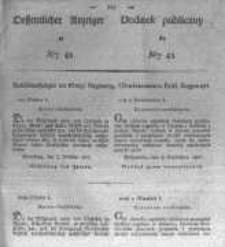Oeffentlicher Anzeiger zum Amtsblatt No.43. der Königl. Preuss. Regierung zu Bromberg. 1827