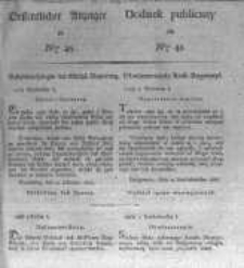 Oeffentlicher Anzeiger zum Amtsblatt No.45. der Königl. Preuss. Regierung zu Bromberg. 1827