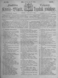 Fraust&auml;dter Kreisblatt. 1875.05.28 Nr22