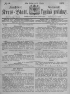 Fraust&auml;dter Kreisblatt. 1875.10.29 Nr44