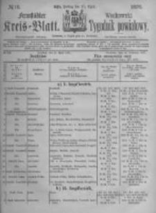 Fraustädter Kreisblatt. 1876.04.21 Nr16