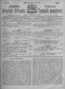 Fraust&auml;dter Kreisblatt. 1876.05.26 Nr21