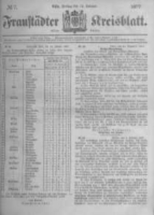 Fraust&auml;dter Kreisblatt. 1877.02.16 Nr7