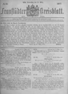 Fraust&auml;dter Kreisblatt. 1877.03.29 Nr13