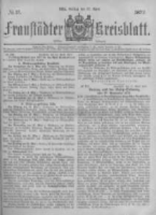 Fraust&auml;dter Kreisblatt. 1877.04.27 Nr17