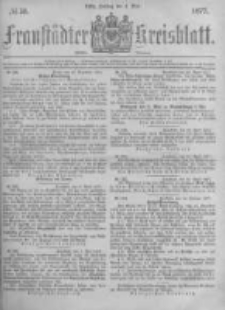 Fraust&auml;dter Kreisblatt. 1877.05.04 Nr18