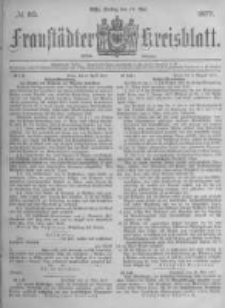 Fraust&auml;dter Kreisblatt. 1877.05.18 Nr20