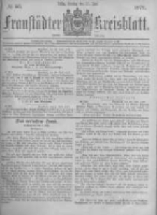 Fraust&auml;dter Kreisblatt. 1877.07.27 Nr30
