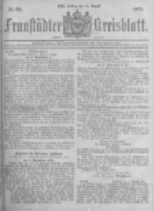 Fraust&auml;dter Kreisblatt. 1877.08.10 Nr32
