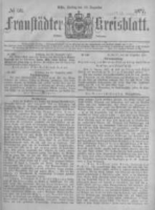 Fraustädter Kreisblatt. 1877.12.28 Nr52