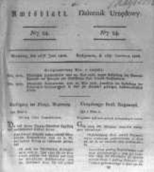 Amtsblatt der Königlichen Preussischen Regierung zu Bromberg. 1826.06.16 No.24