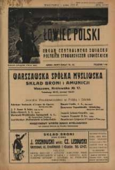 Łowiec Polski 1925 Nr3