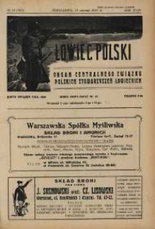 Łowiec Polski 1925 Nr12