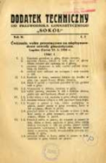 Dodatek Techniczny do Przewodnika Gimnastycznego "Sokół" 1926 R.2 L.2