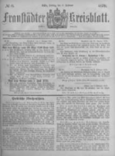 Fraust&auml;dter Kreisblatt. 1878.02.08 Nr6