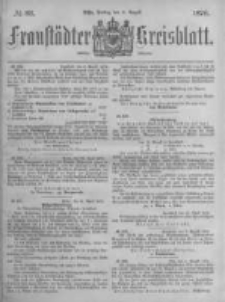 Fraustädter Kreisblatt. 1878.08.09 Nr32
