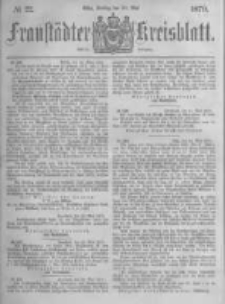 Fraustädter Kreisblatt. 1879.05.30 Nr22