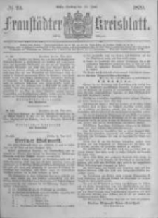 Fraustädter Kreisblatt. 1879.06.13 Nr24