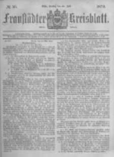 Fraustädter Kreisblatt. 1879.07.25 Nr30