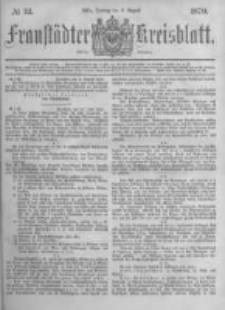 Fraust&auml;dter Kreisblatt. 1879.08.08 Nr32