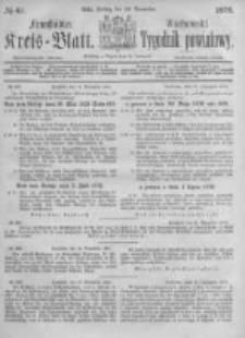 Fraust&auml;dter Kreisblatt. 1876.11.24 Nr47